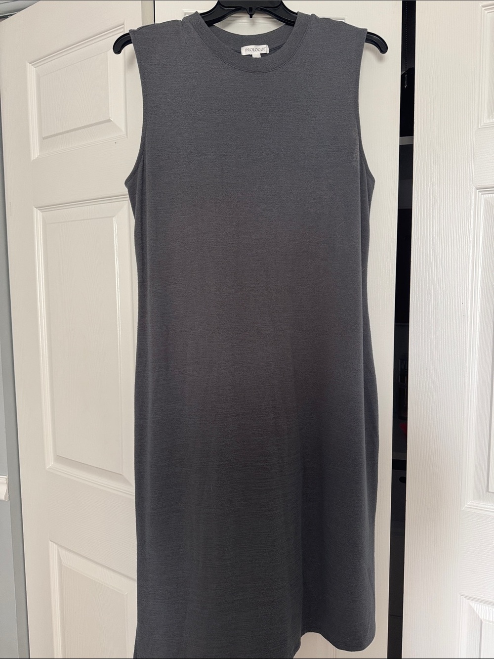 Prologue Charcoal Gray Sleeveless Midi Dress